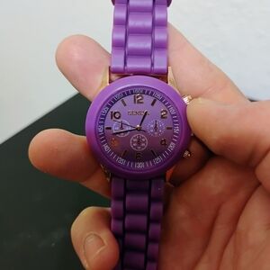 Geneva Bold Purple Watch